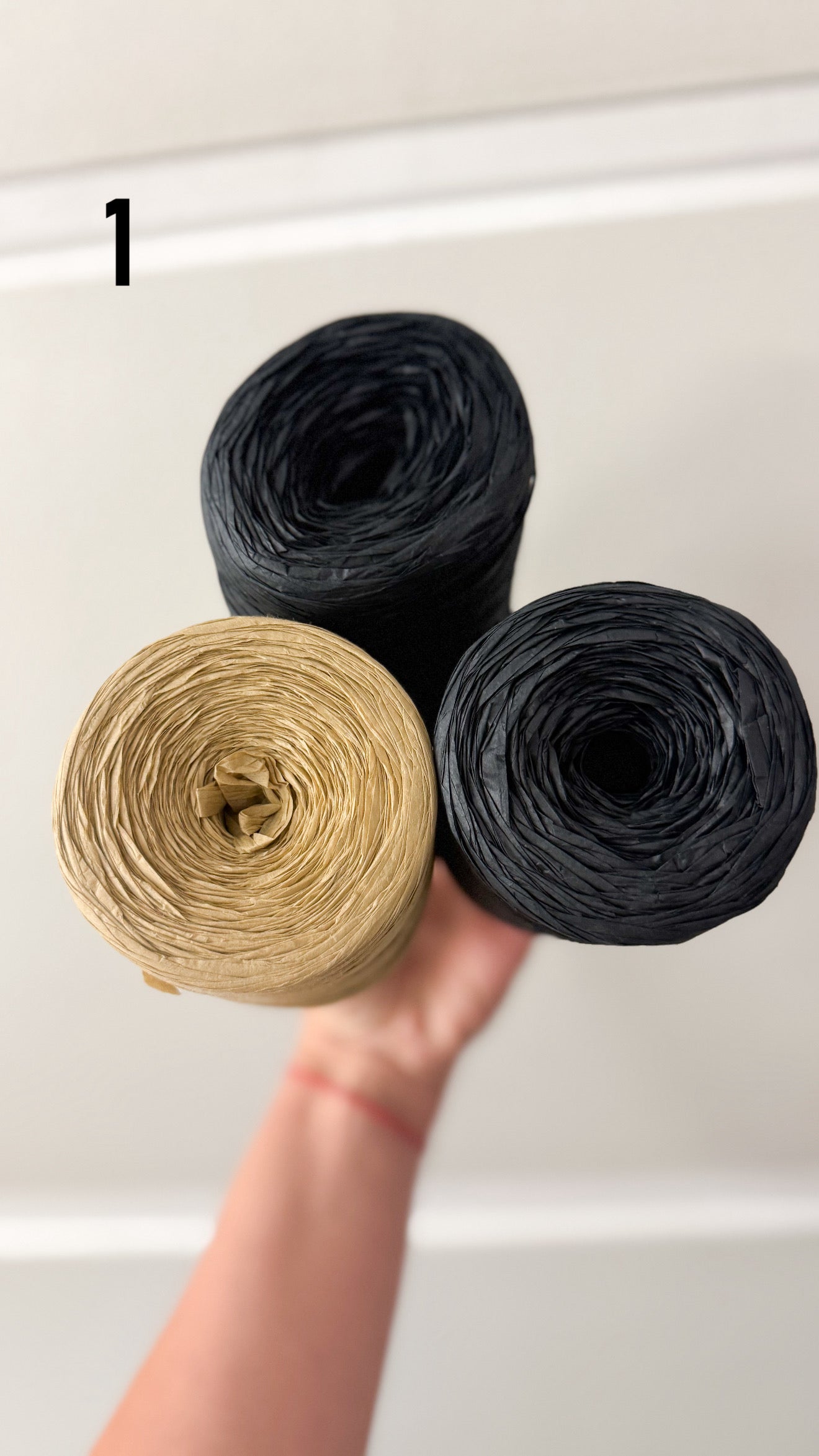 Raffia juostelių rinkinukai
