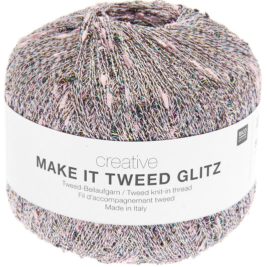 Creative Make It Tweed Glitz siūlai | 003 Rožinė