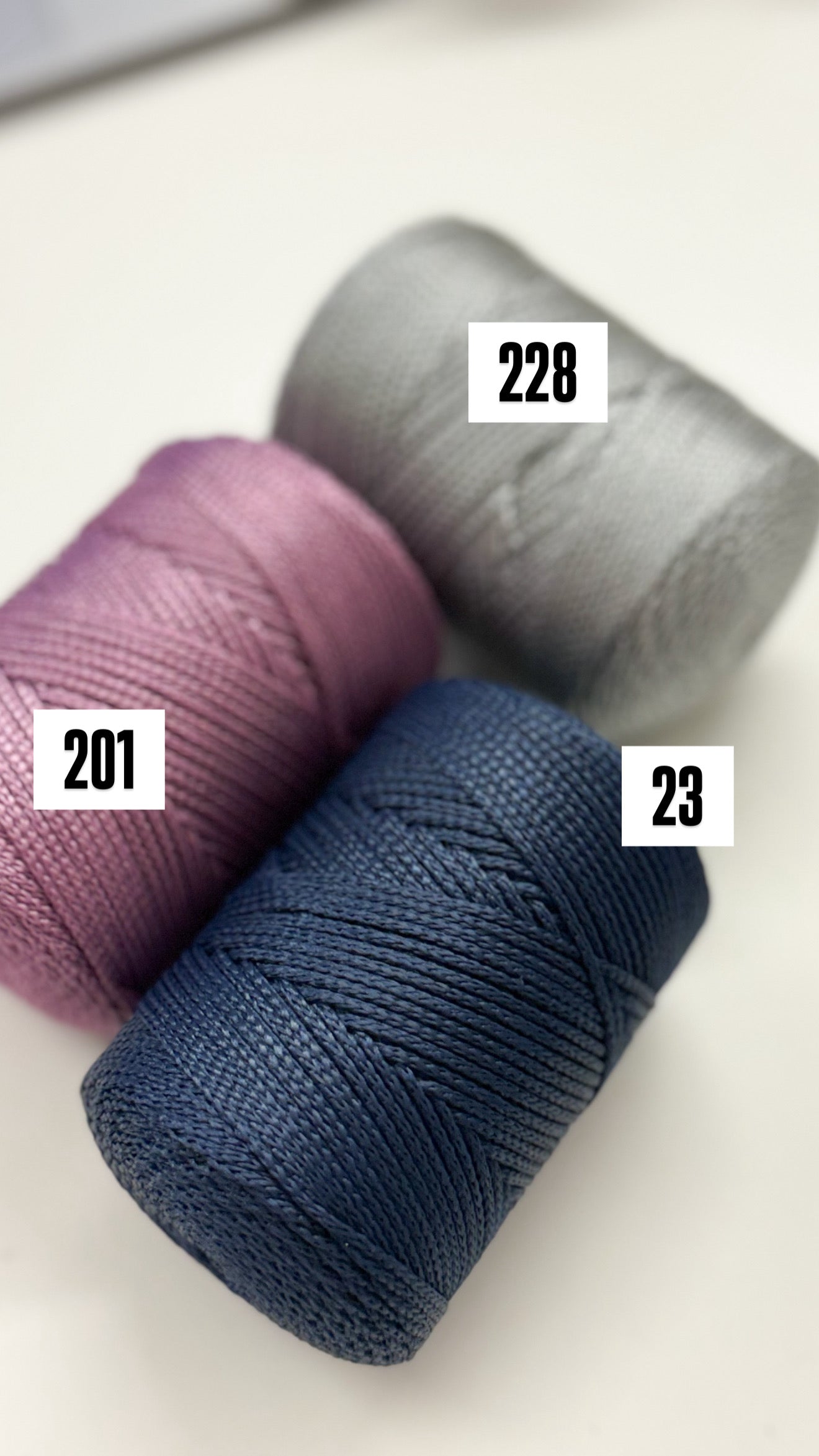 Nėrimo virvutės 1,5mm| Gautas spalvų papildymas !!!