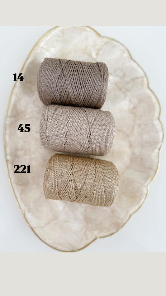 Nėrimo virvutės 1,5mm|4+1 DOVANŲ