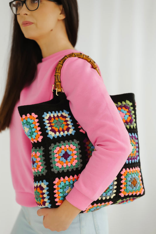 Checkered handbag