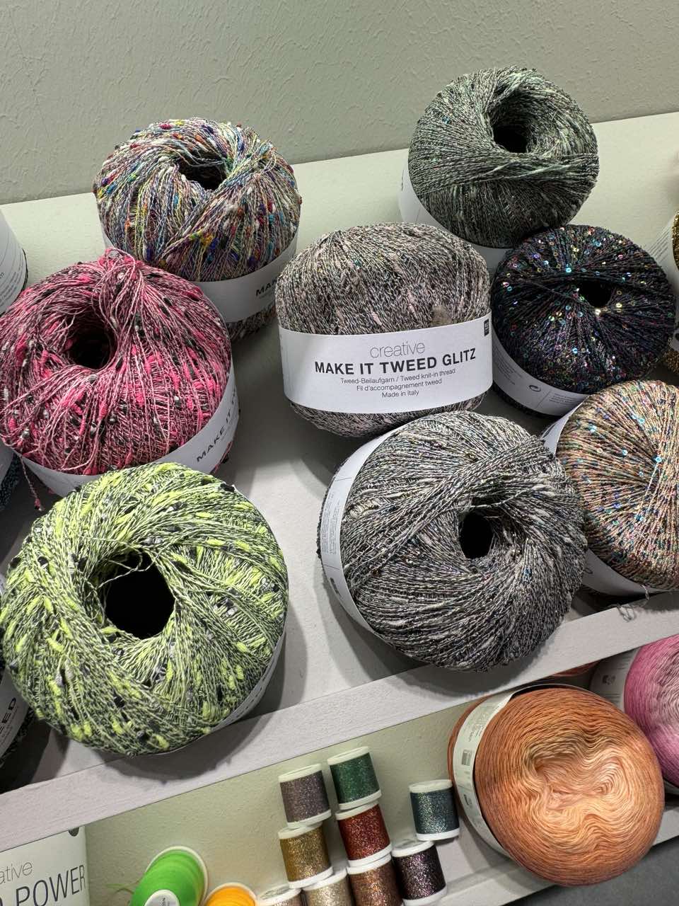 Creative Make It Tweed Glitz siūlai