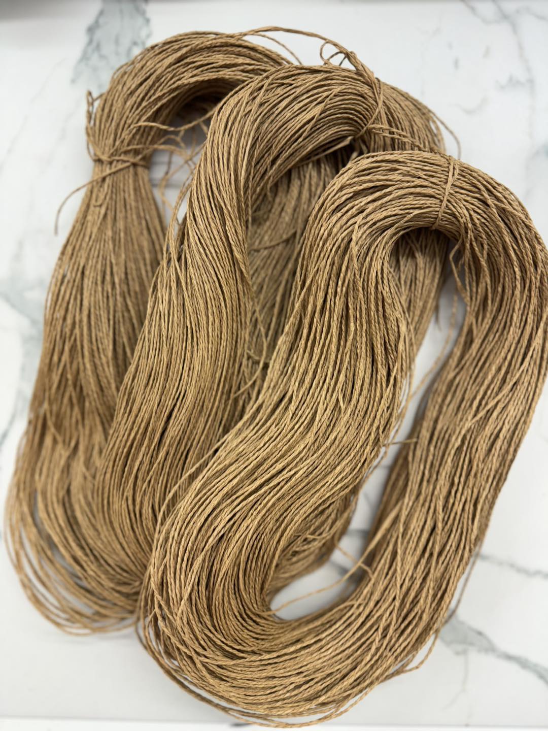 Ruda raffia virvutė | 3 + Dovana