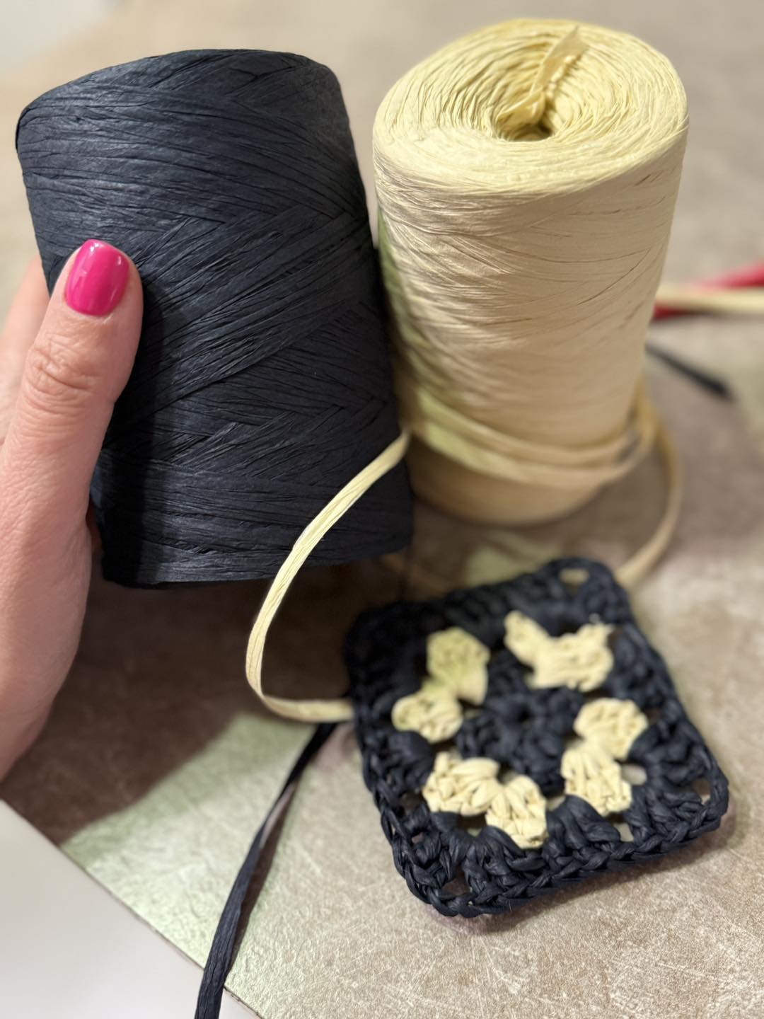 Raffia juostelių rinkinukai