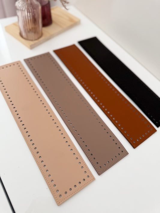 Rectangular eco-leather bottom | 4 colors