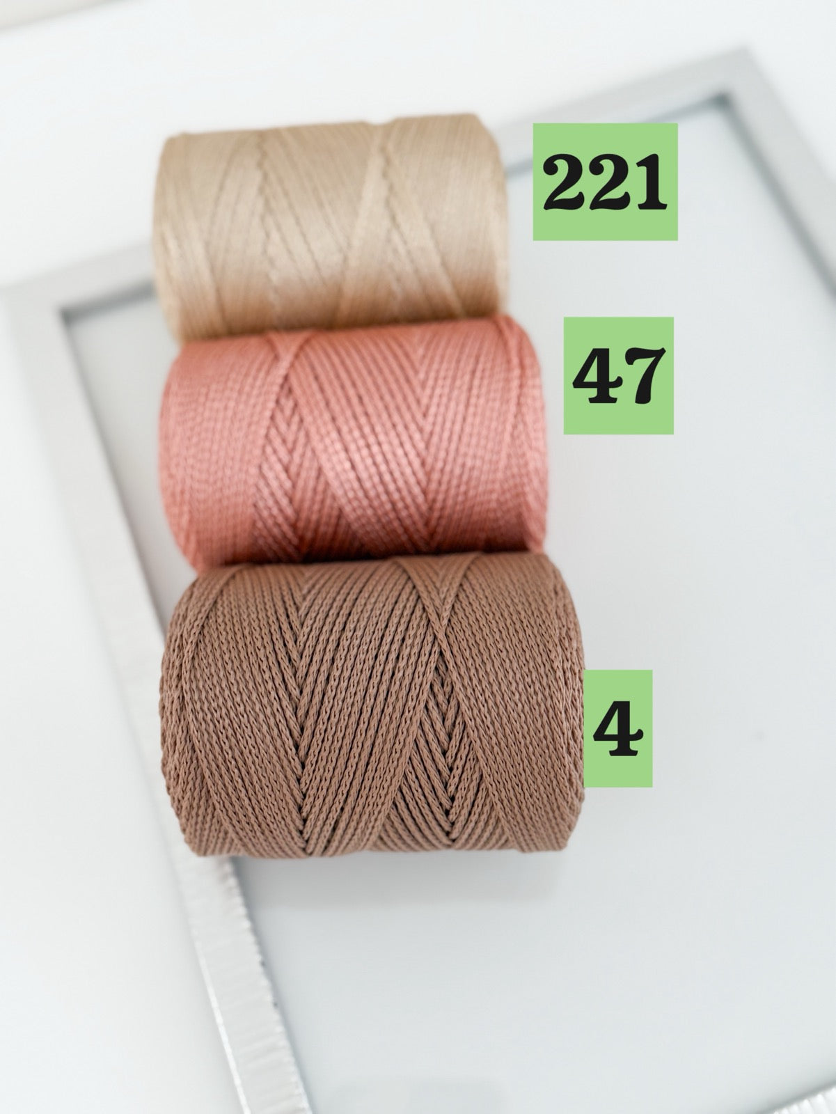 Nėrimo virvutės 1,5mm| Gautas spalvų papildymas !!!