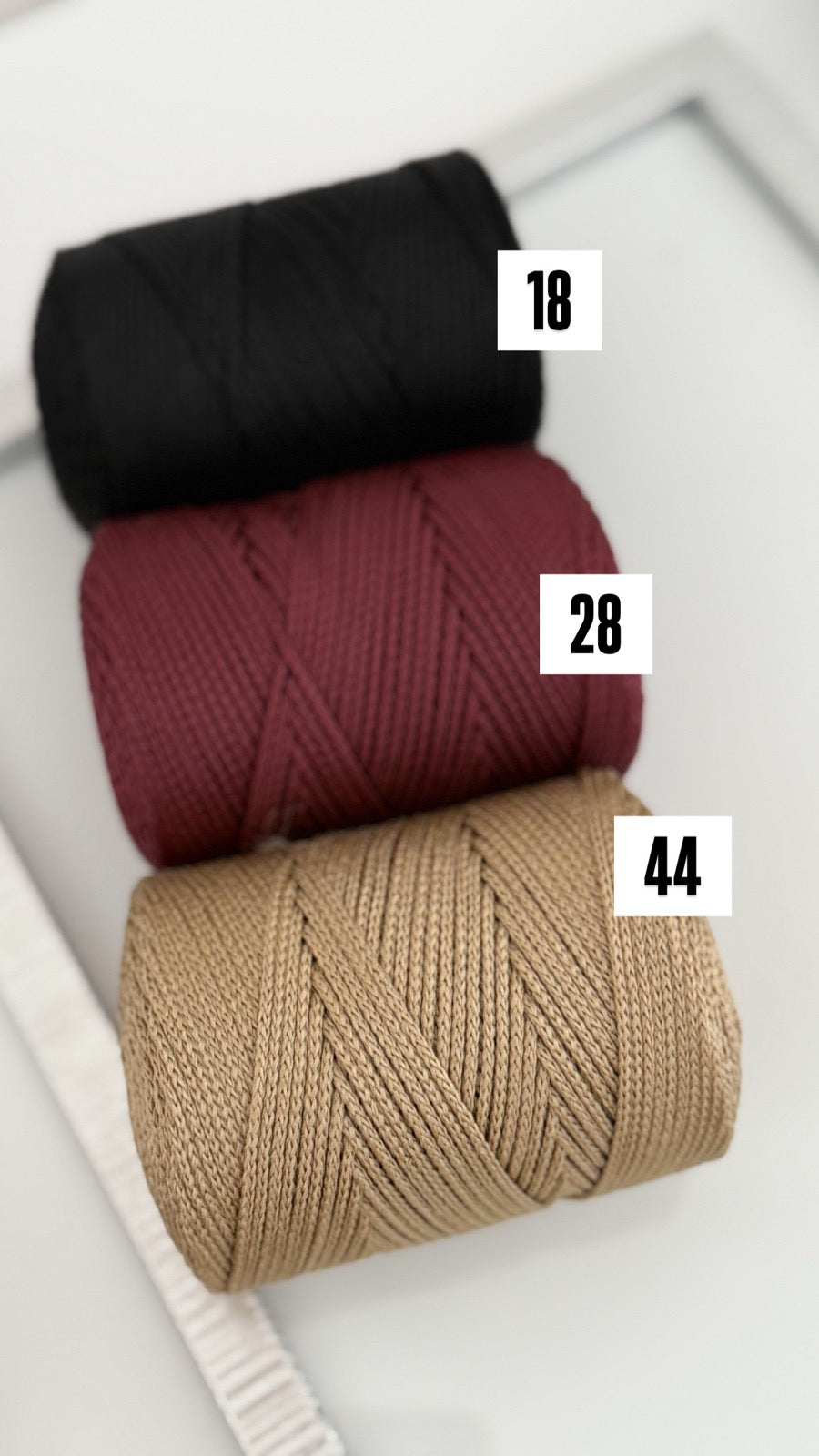 Nėrimo virvutės 1,5mm| Gautas spalvų papildymas !!!