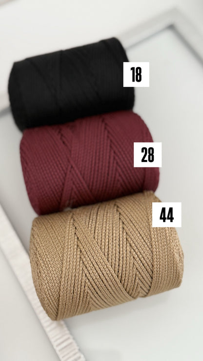 Nėrimo virvutės 1,5mm| Gautas spalvų papildymas !!!