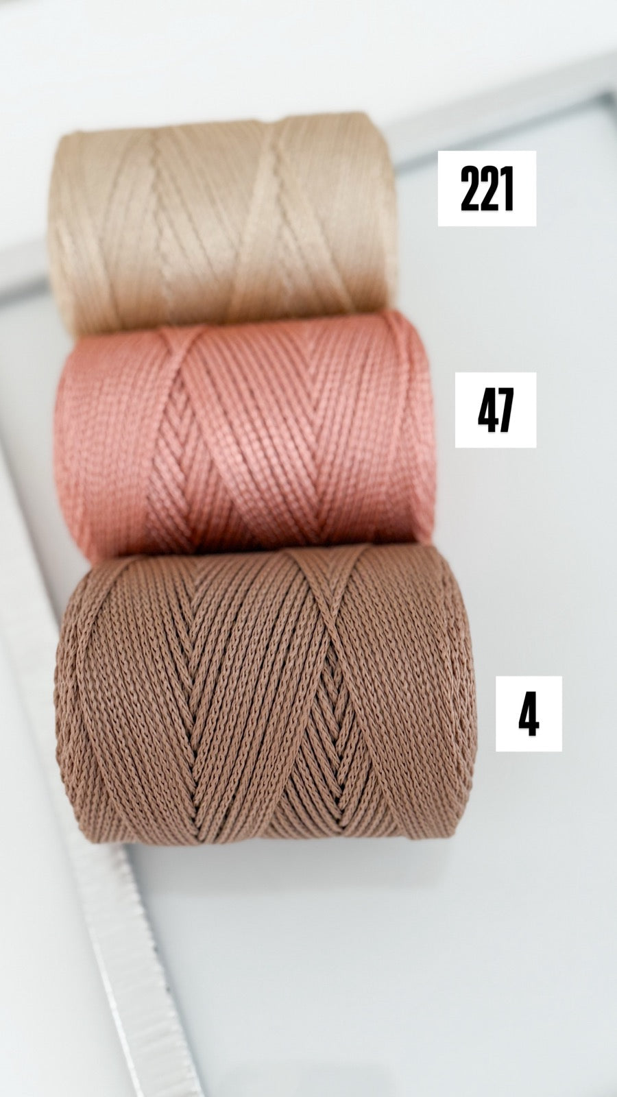 Nėrimo virvutės 1,5mm| Gautas spalvų papildymas !!!