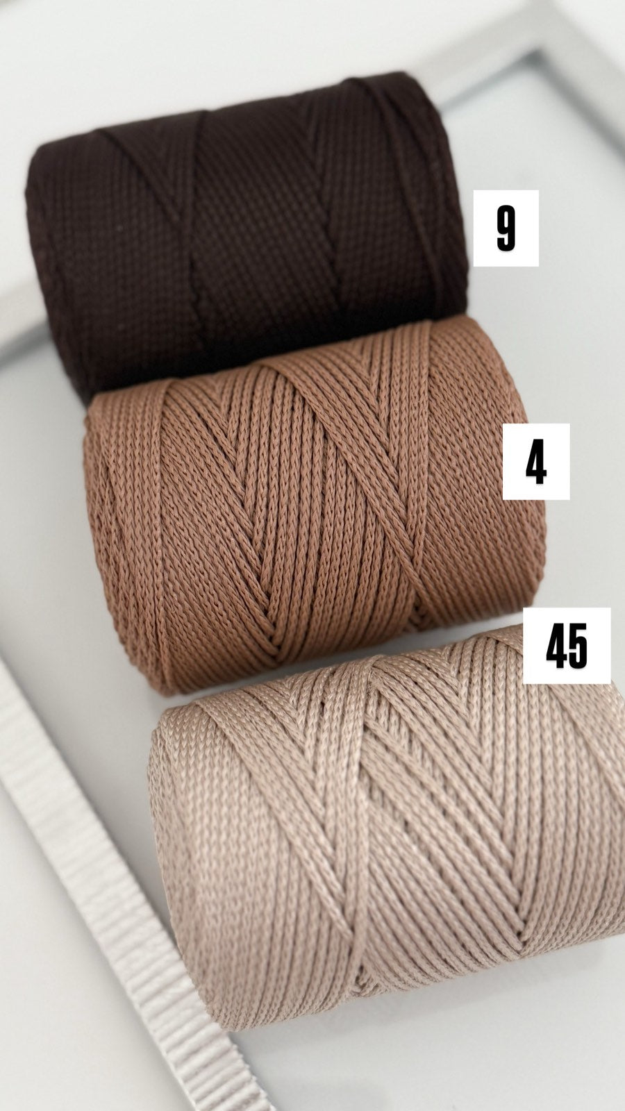 Nėrimo virvutės 1,5mm| Gautas spalvų papildymas !!!