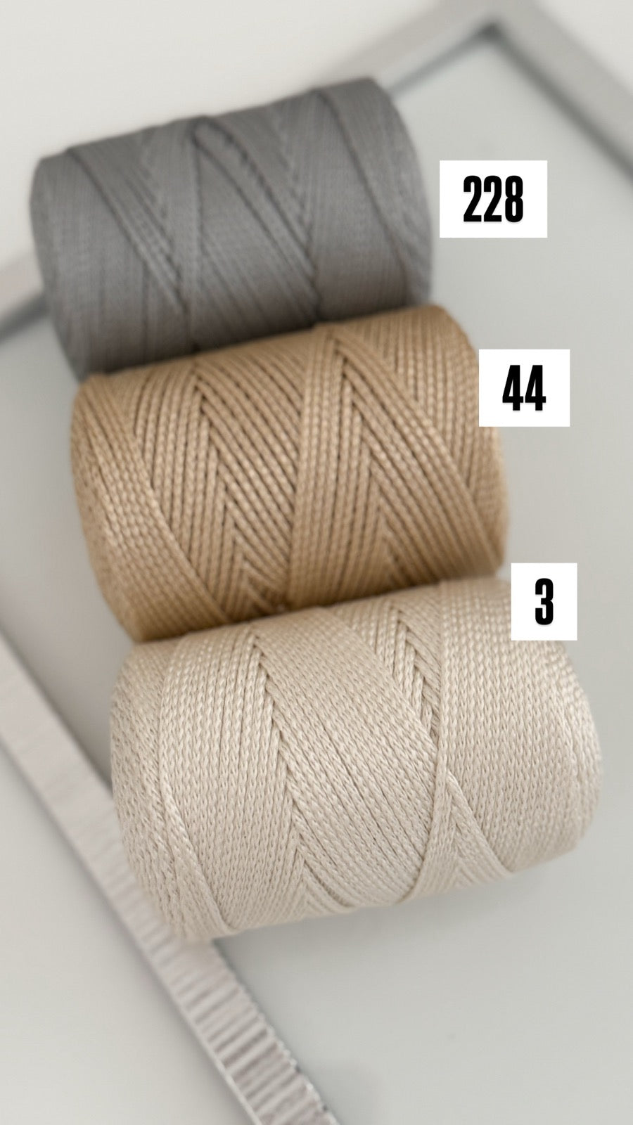 Nėrimo virvutės 1,5mm| Gautas spalvų papildymas !!!