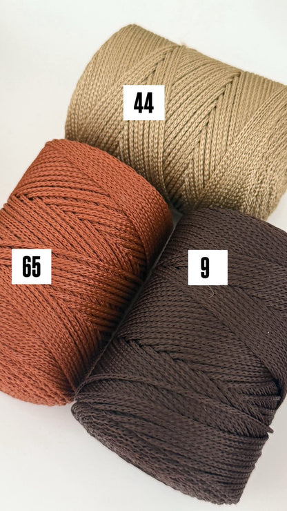 Nėrimo virvutės 1,5mm| Gautas spalvų papildymas !!!