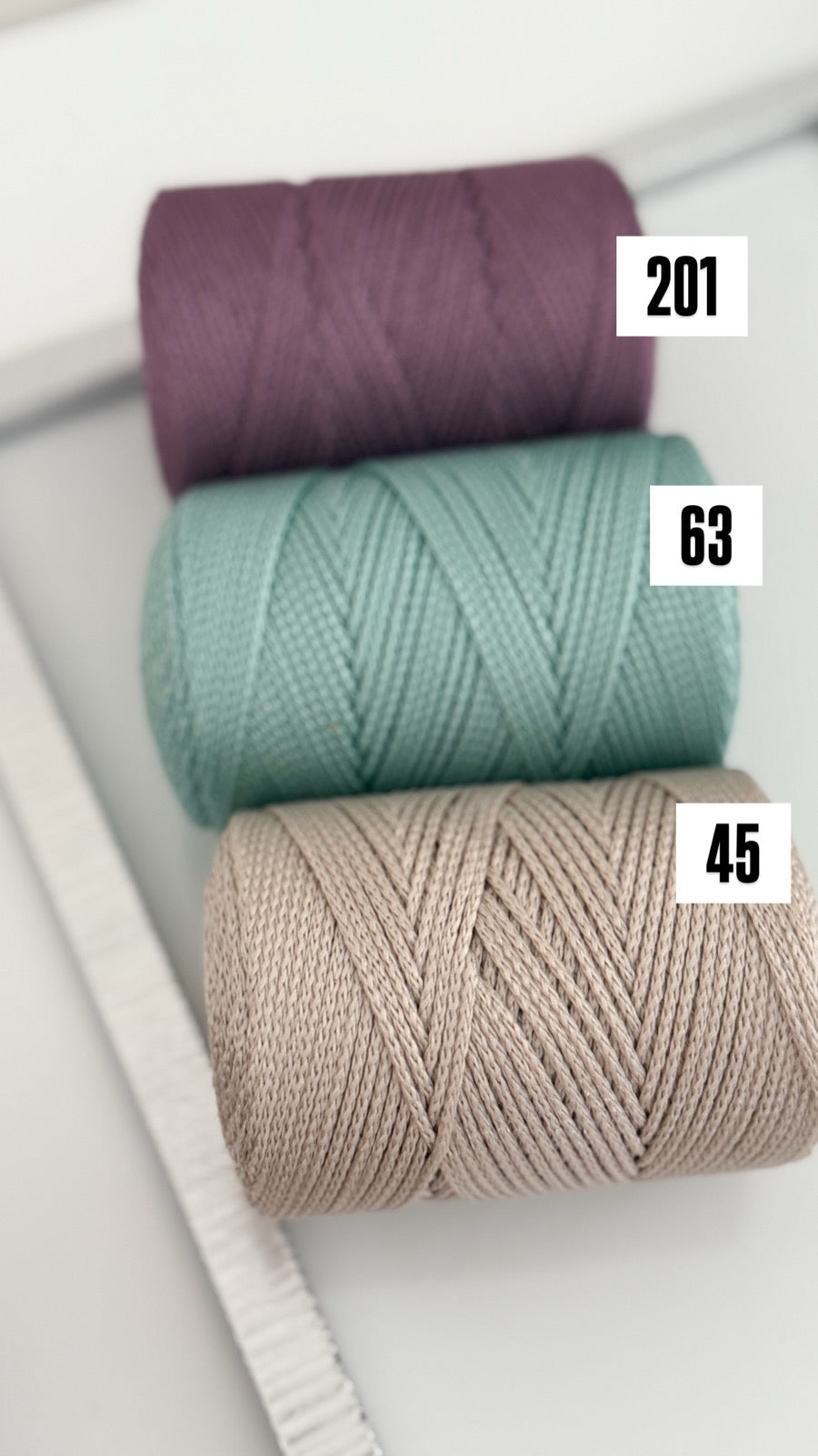 Nėrimo virvutės 1,5mm| Gautas spalvų papildymas !!!