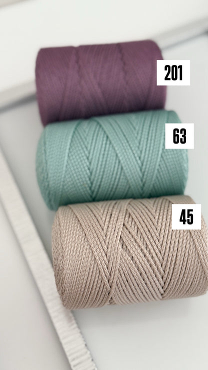 Nėrimo virvutės 1,5mm| Gautas spalvų papildymas !!!