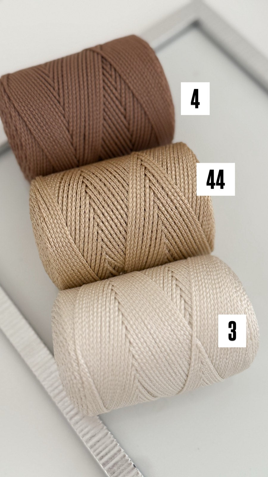 Nėrimo virvutės 1,5mm| Gautas spalvų papildymas !!!