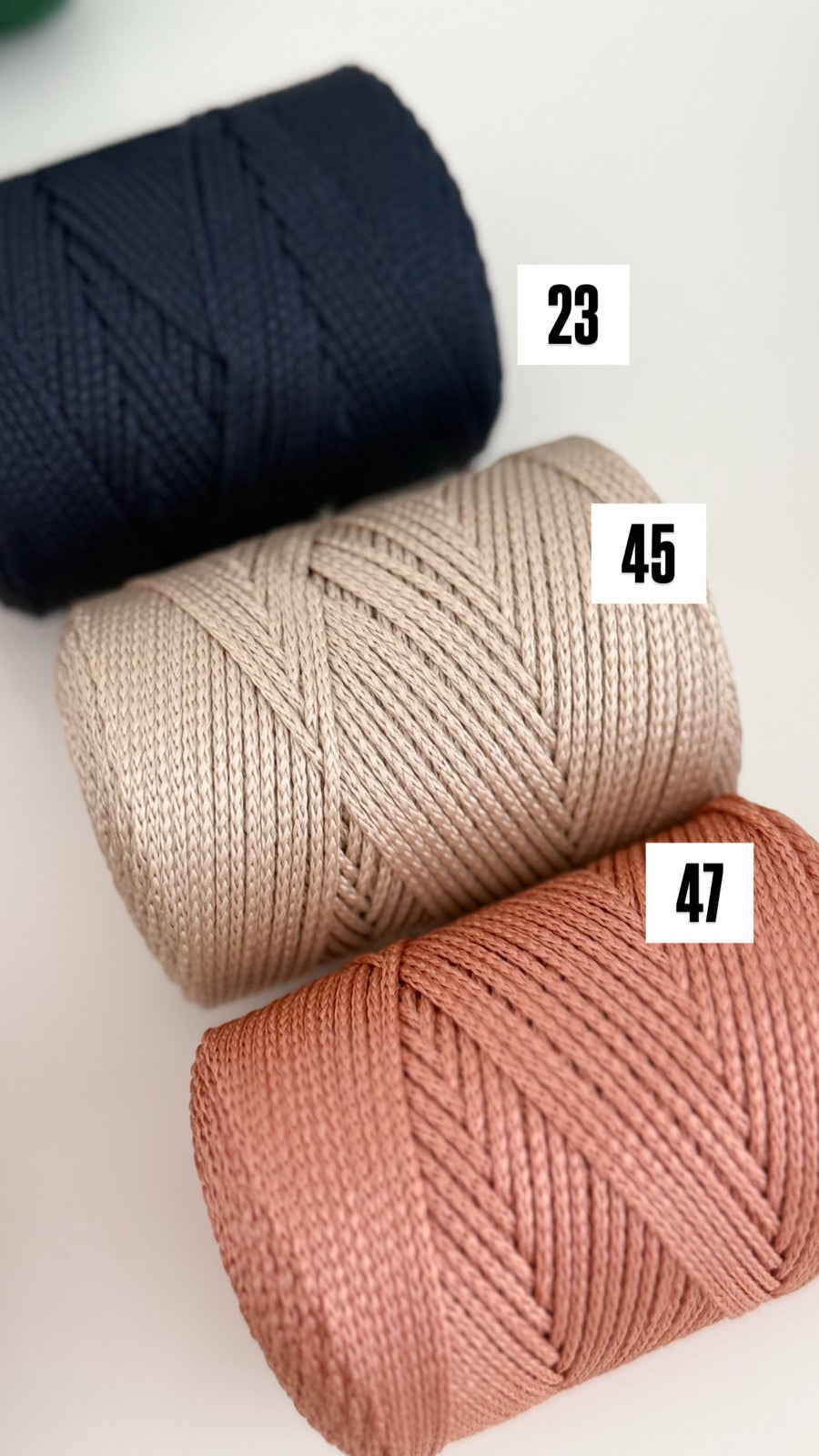 Nėrimo virvutės 1,5mm| Gautas spalvų papildymas !!!