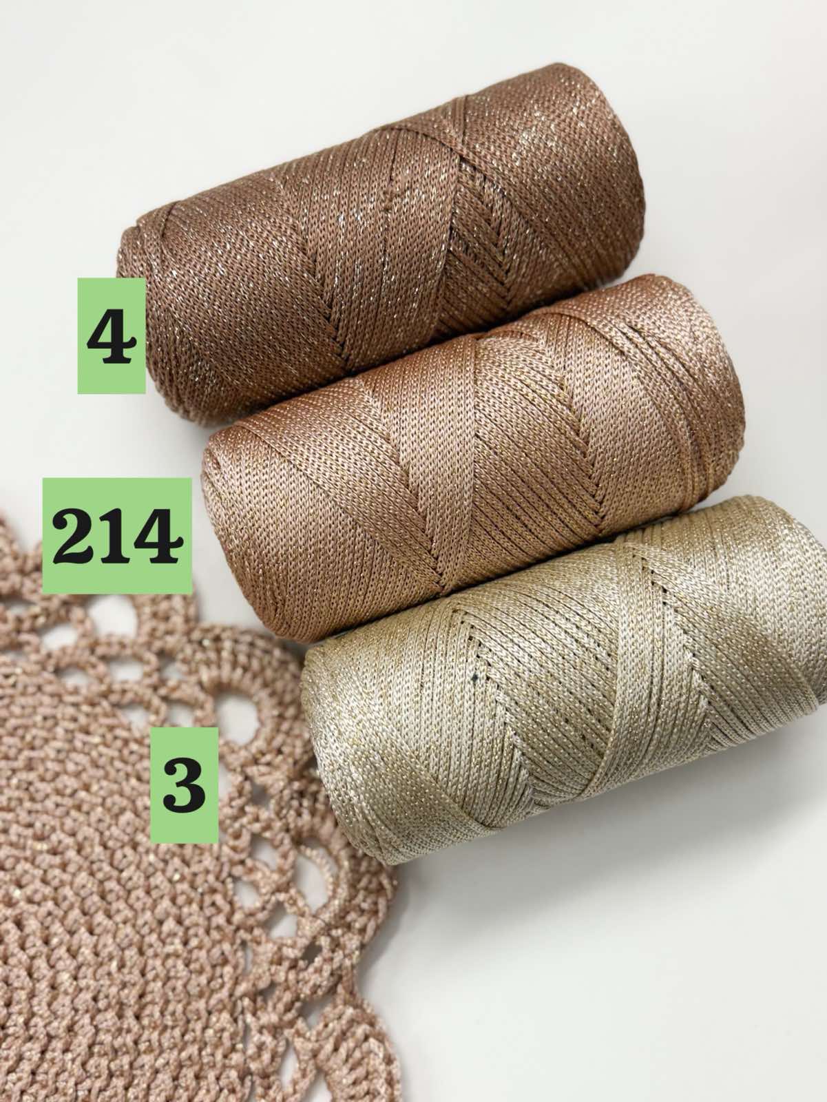 2mm polisterinė virvutė su liurekso gijomis| 4+1 DOVANŲ