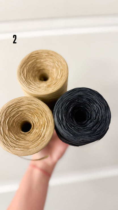 Raffia juostelių rinkinukai