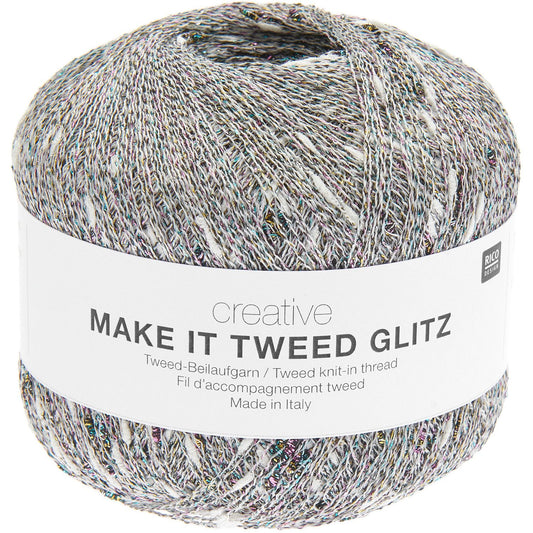 Creative Make It Tweed Glitz siūlai | 001 Natur