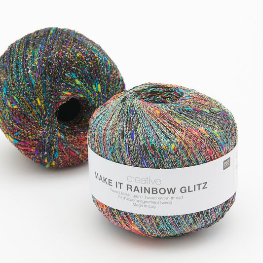 Creative Make It Rainbow Glitz siūlai