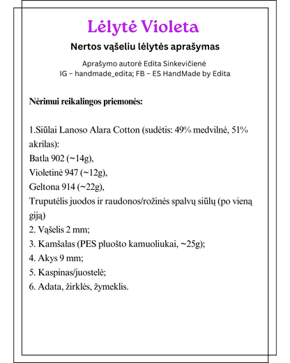 Lėlytė Violeta PDF Aprašymas