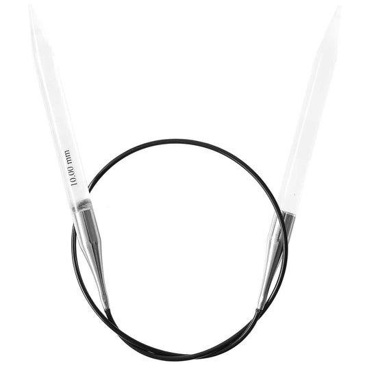 Akriliniai Rico design Virbalai  5mm, 6mm 10mm  su valu (80cm)