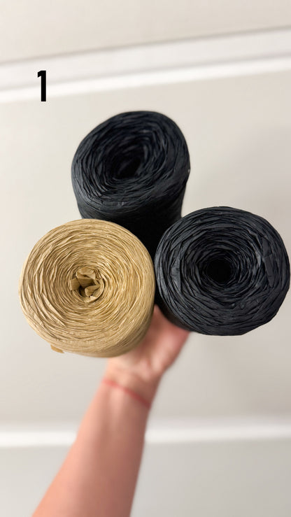Raffia juostelių rinkinukai