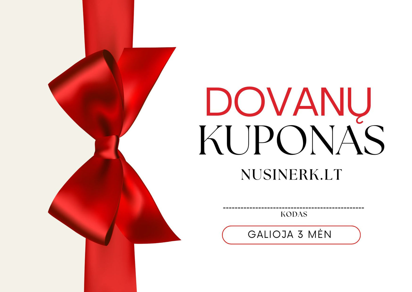 Dovanų kuponas (elektroninis) | 20 Eur vertės