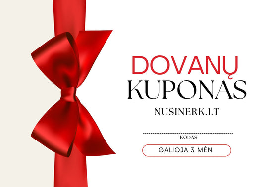 Dovanų kuponas (elektroninis) | 10 Eur vertės