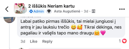 4 Iššūkis "Neriam kartu" Rankinę video prieinama iki 07.01