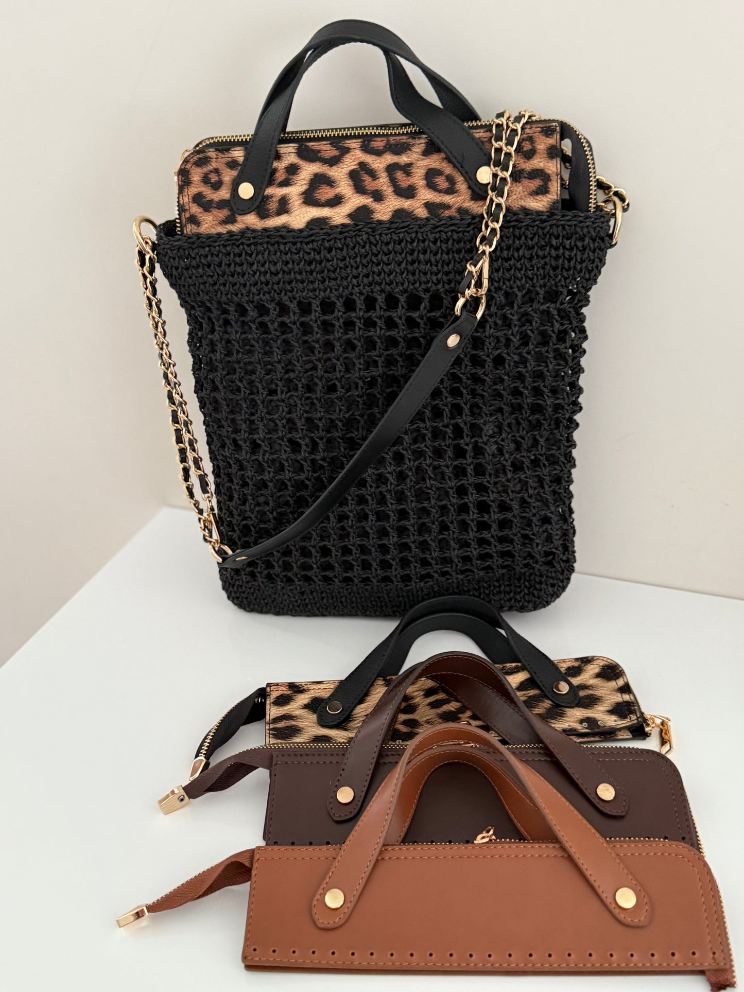 Handbag, palm eco leather accessories | 4 colors + GIFTS