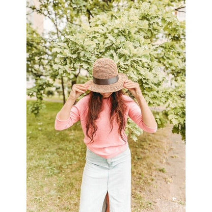 PDF tutorial | Raffia hat tutorial