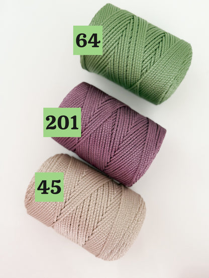 Nėrimo virvutės 1,5mm| Gautas spalvų papildymas !!!