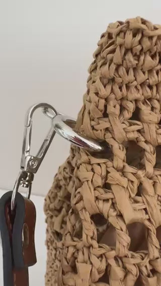 Ruda raffia virvutė | 3 + Dovana