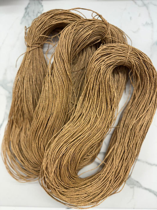 Ruda raffia virvutė | 3 + Dovana