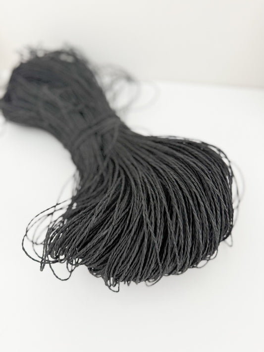 Juoda raffia virvutė | 3 + 1 Dovanų