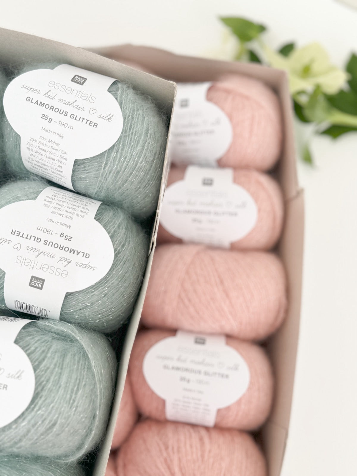 Essentials Super Kid Mohair Loves Silk Glamorous Glitter yarn | 005 Water
